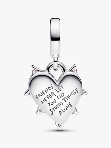 Charm Colgante Doble Amistad Opalescente Talla única