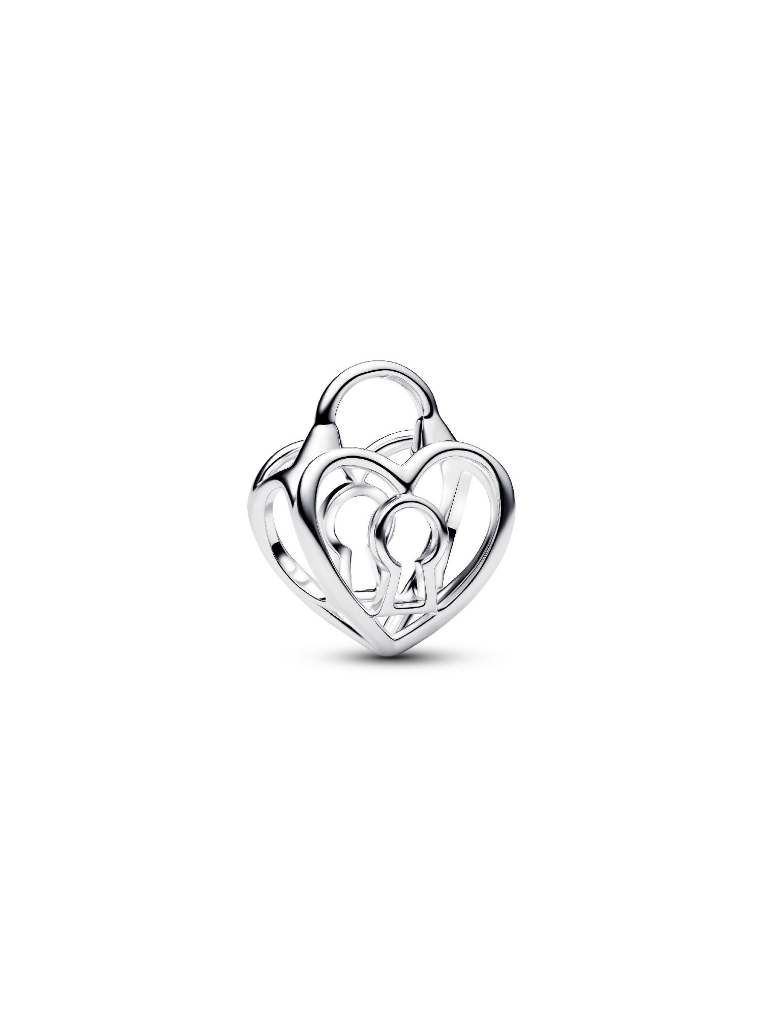 Charm calado Corazón candado