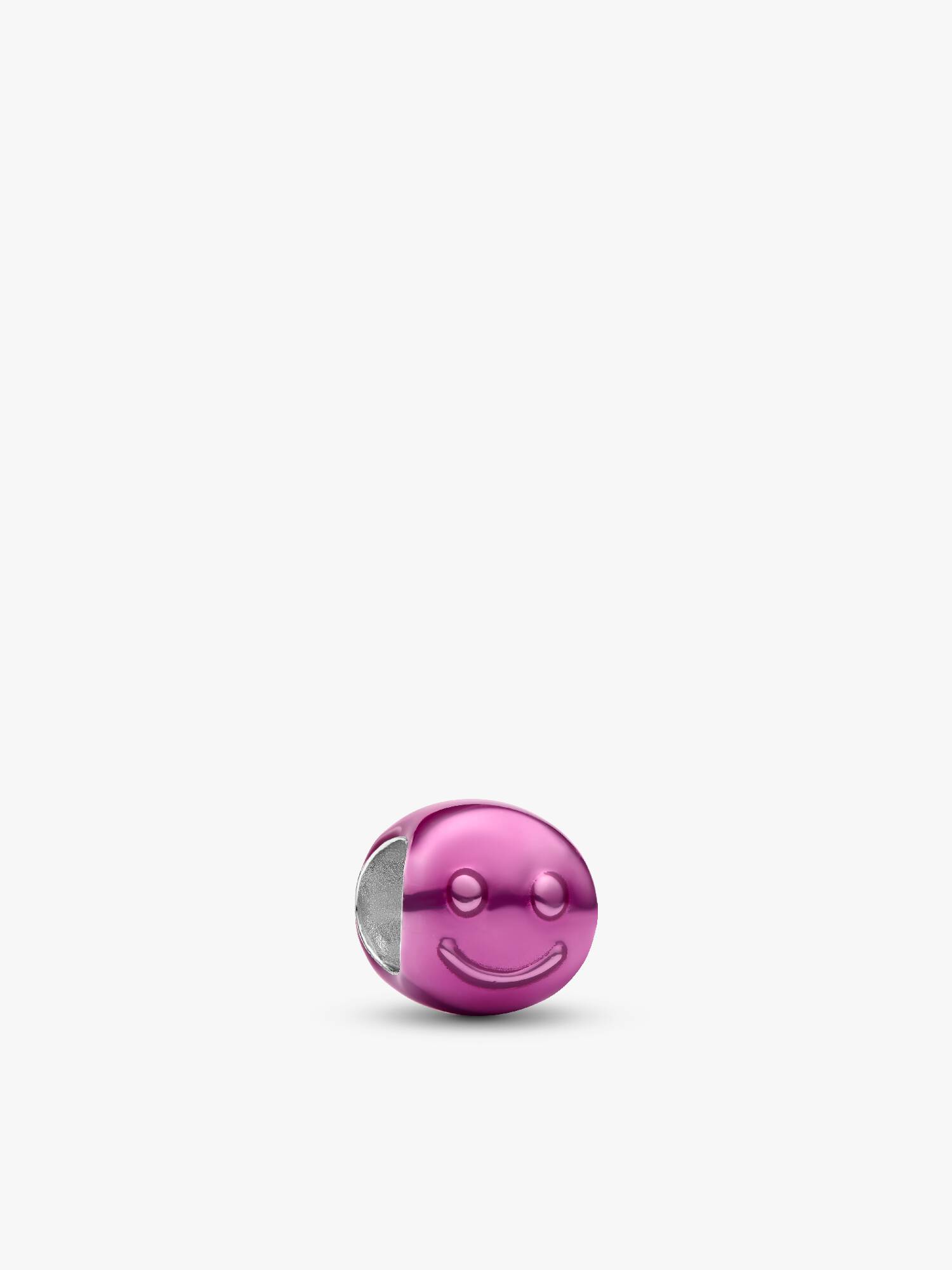 Mini Charm Carita feliz Rosa
