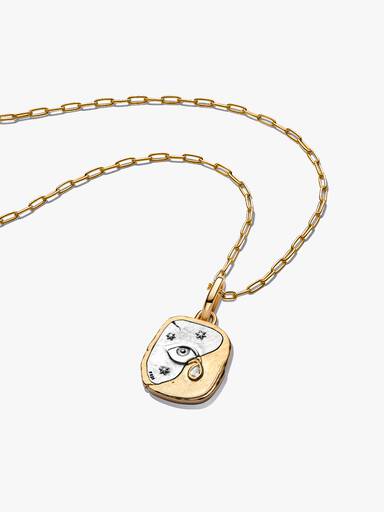 Set de Regalo de Collar con Medallón Ojo Protector
