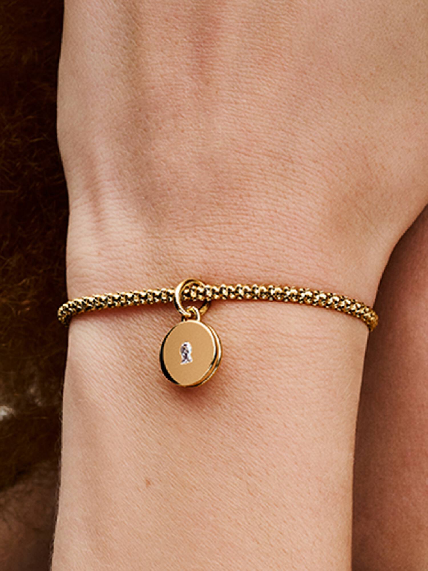 Charm Colgante Medalla Grabable que se abre Talla única Shine