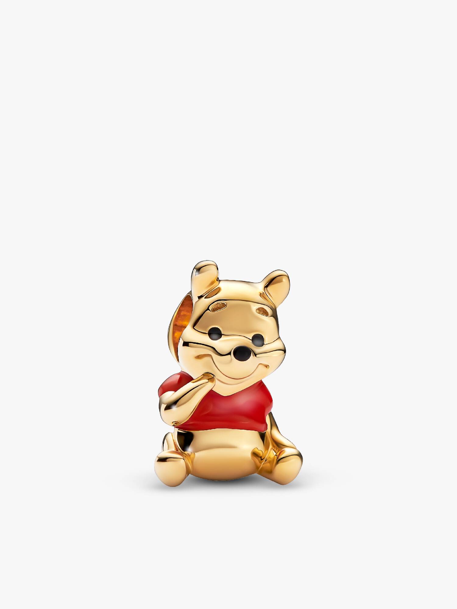 Charm Oso Winnie Pooh de Disney Bañado en Oro de 14k