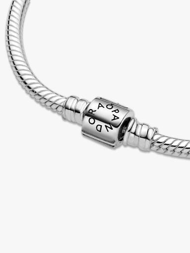 Brazalete cadena de serpiente con broche de barril