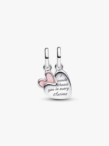 Charm Colgante Divisible Madre e Hija