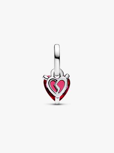 Charm colgante mini corazón roto