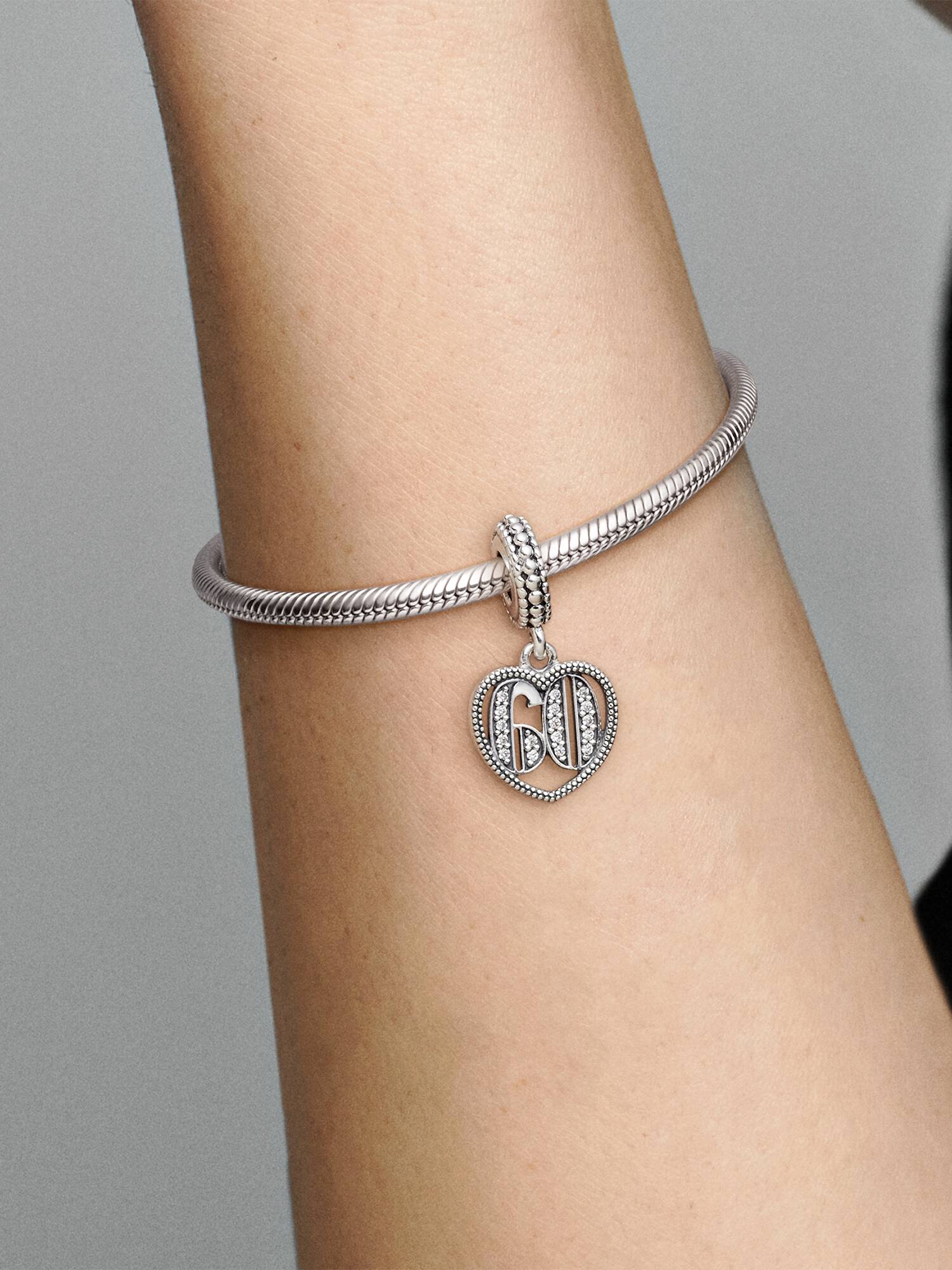 Charm Colgante Celebración De 60 Años Talla única
