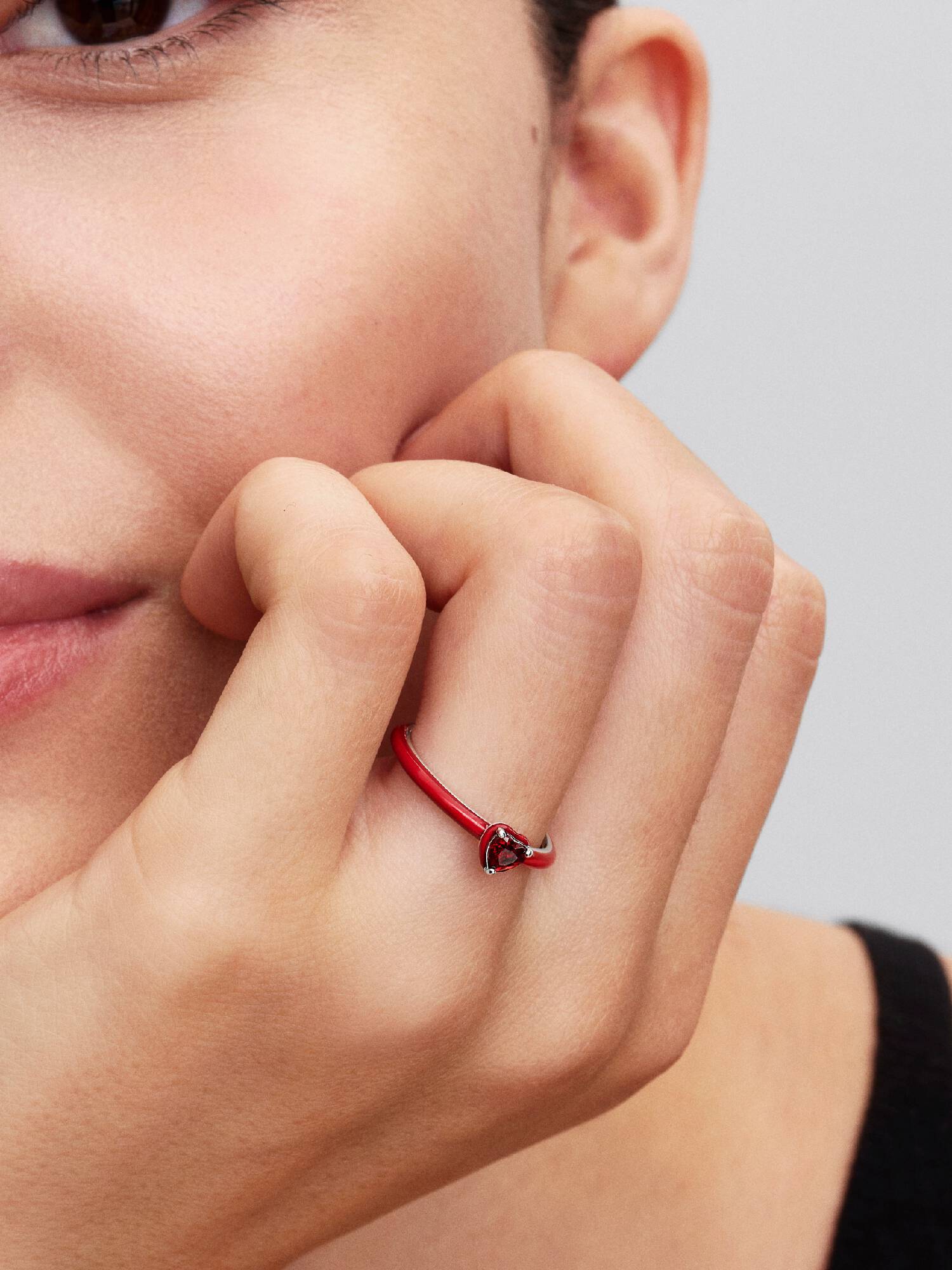 Anillo Corazón Chakra Rosa