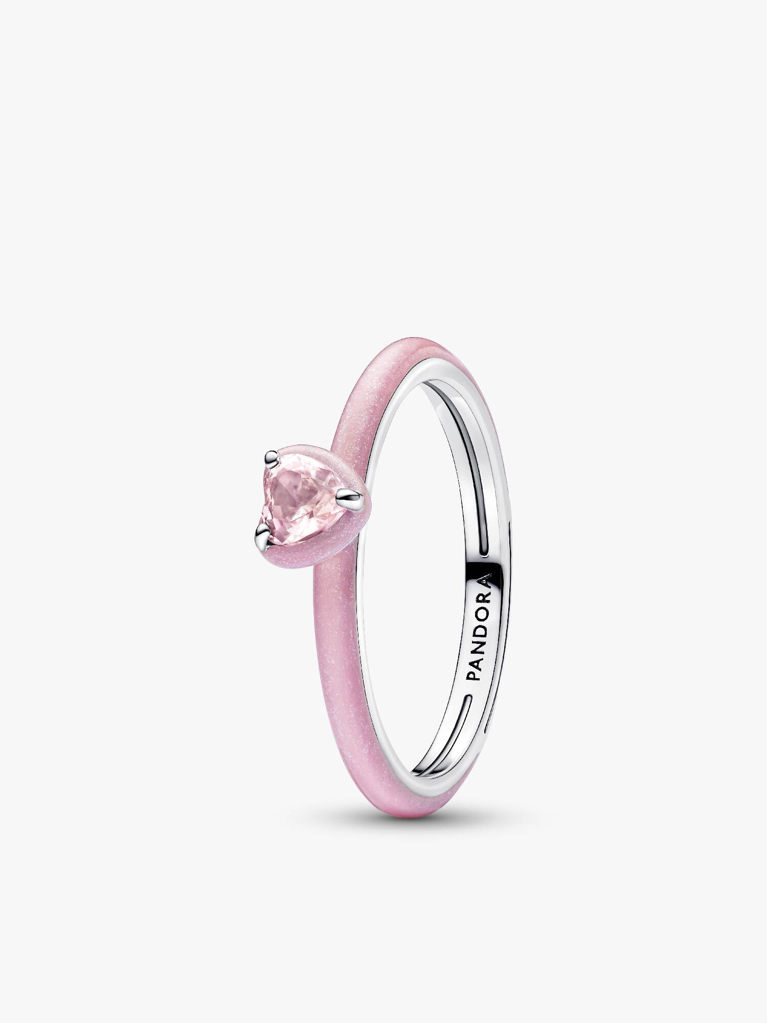 Anillo corazón chakra rosa