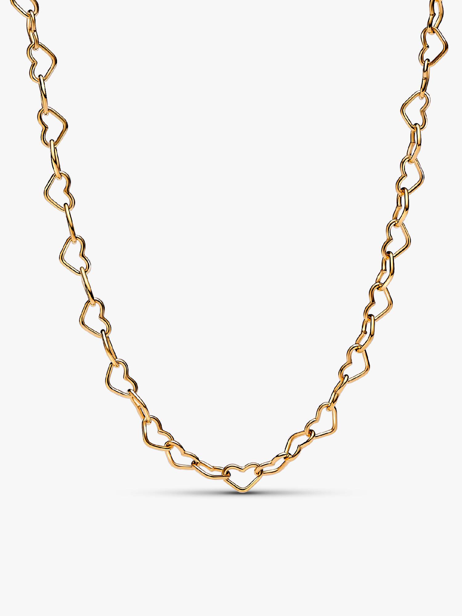 Collar Corazones Unidos Dorado