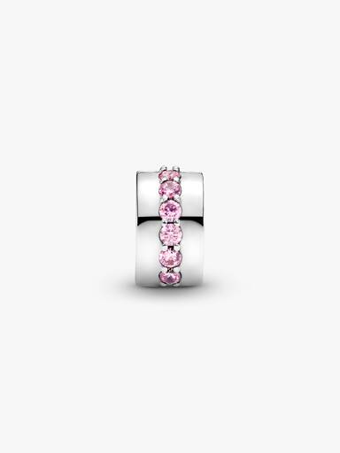 Charm Sujetador Hilera rosada reluciente