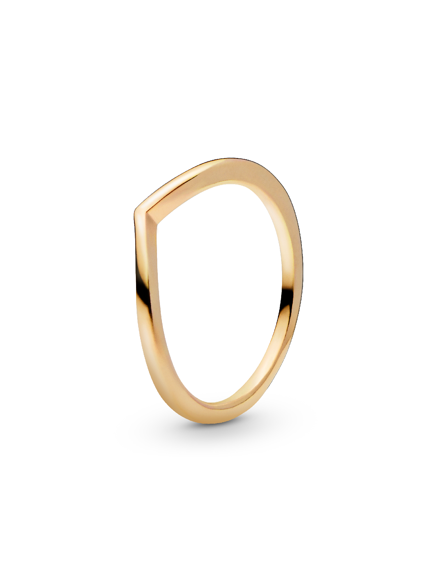 Anillo Hueso de los deseos pulido