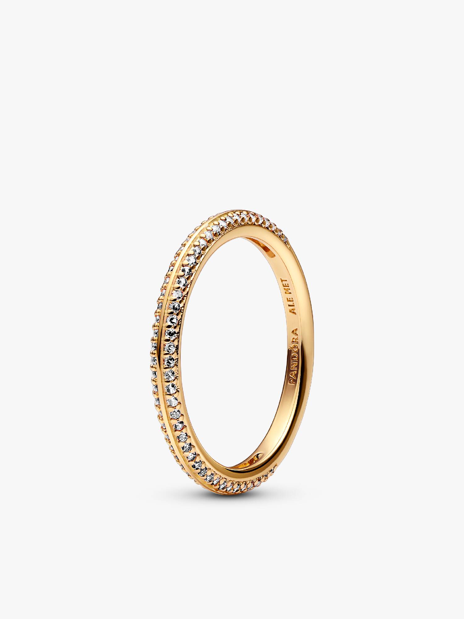Anillo de Pavé  Pandora ME Bañado en Oro 14k