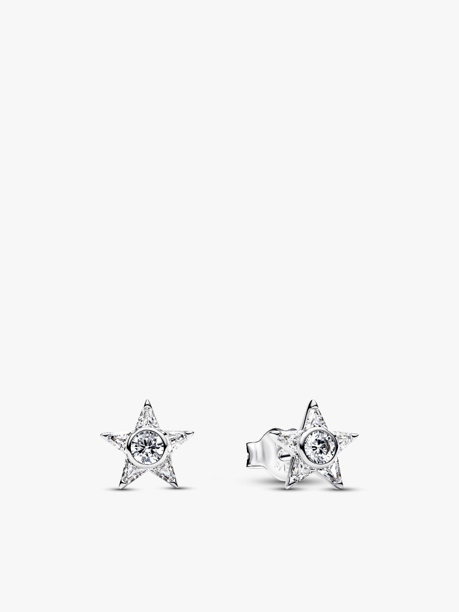 Aros de Botón Estrella Brillante 