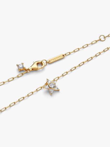 Collar con Colgante Estrella Brillante
