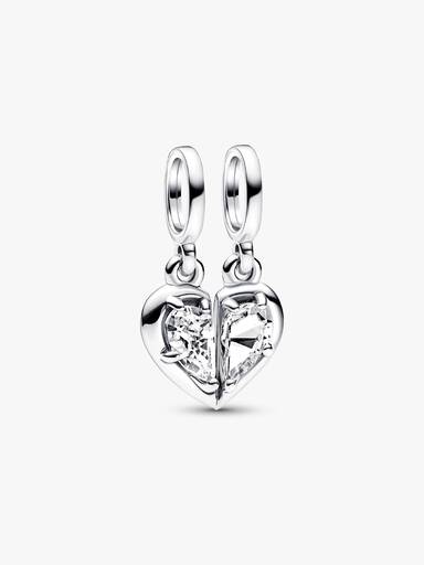 Charm colgante separable Madre e Hija Pandora Plata Esterlina