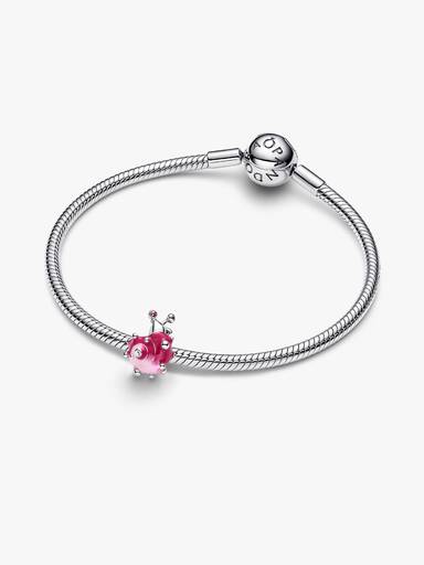 Charm caracol Rosa