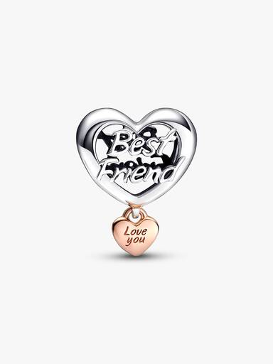 Charm Corazón Te Amo Mejor Amiga