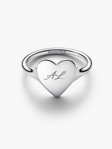 Anillo de Corazón grabable
