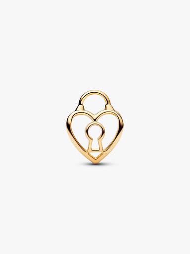Charm calado Corazón candado