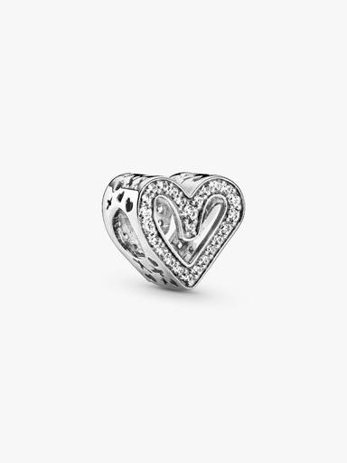 Charm resplandeciente Corazón de diseño libre