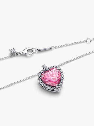 Collar Coiller CorazónRosa Halo