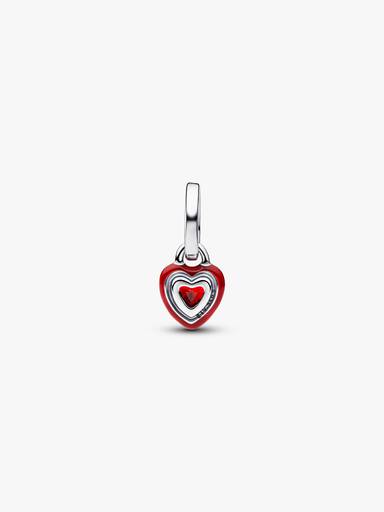 Charm Mini Colgante Corazón Chakra Rojo