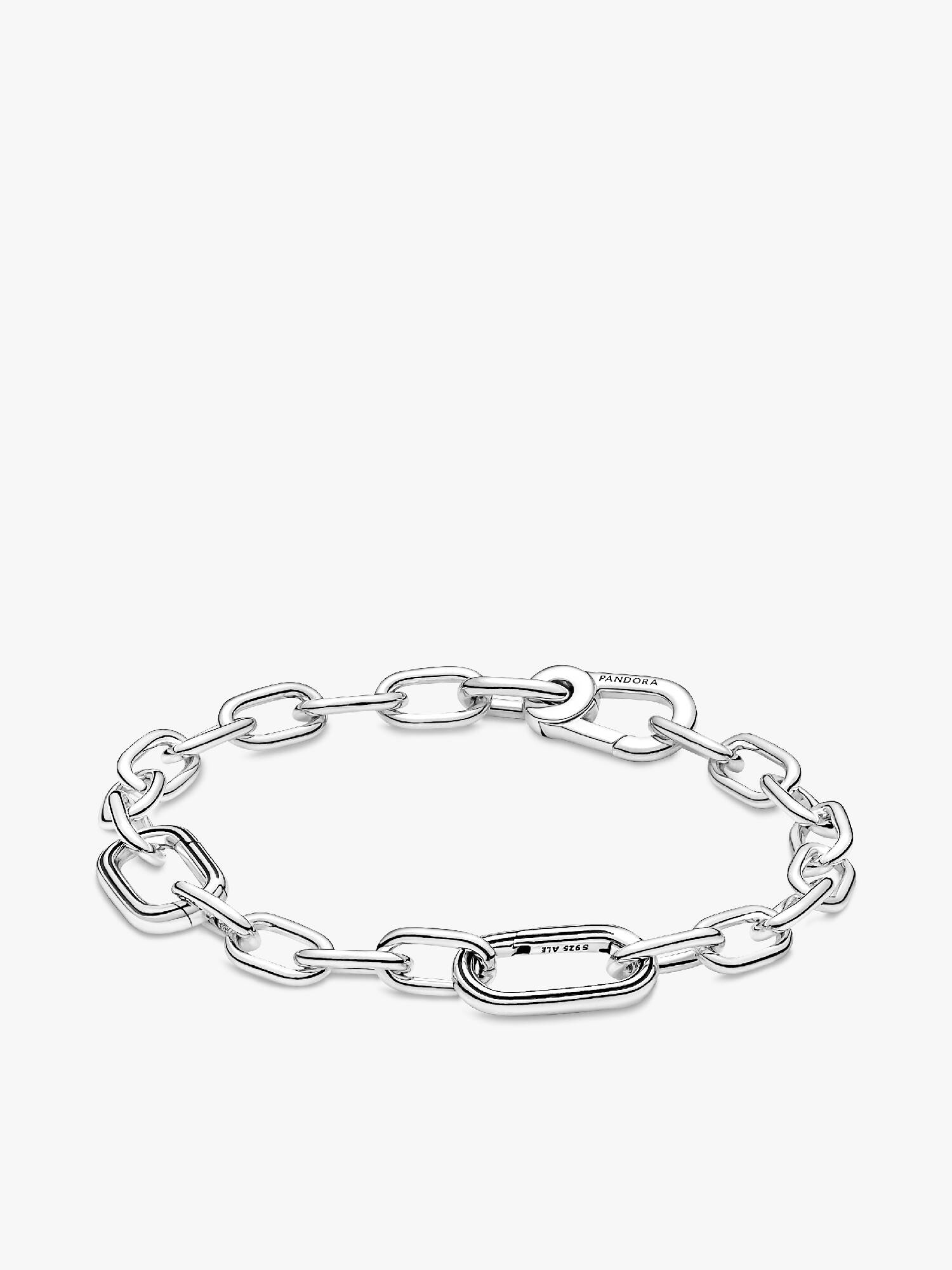 Brazalete De Cadena De Eslabones Dos Conectores Pandora Me