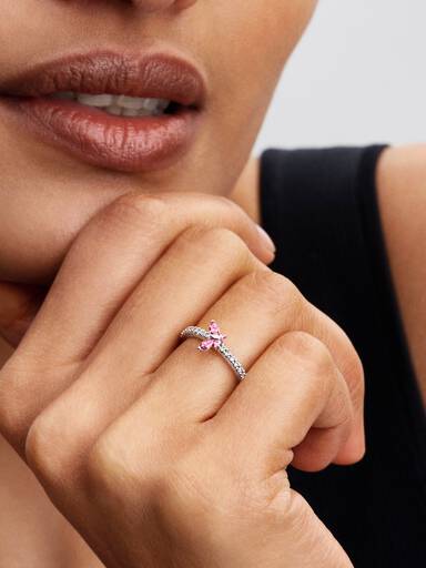 Anillo Mariposa Brillante