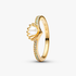Anillo Perla Cultivada de Agua Dulce Tratada Concha de Princesa Ariel de Disney Anillo Perla Cultivada de Agua Dulce Tratada Concha de Princesa Ariel de Disney