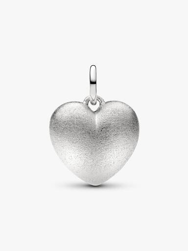 Charm Colgante Corazón Inflado Mate