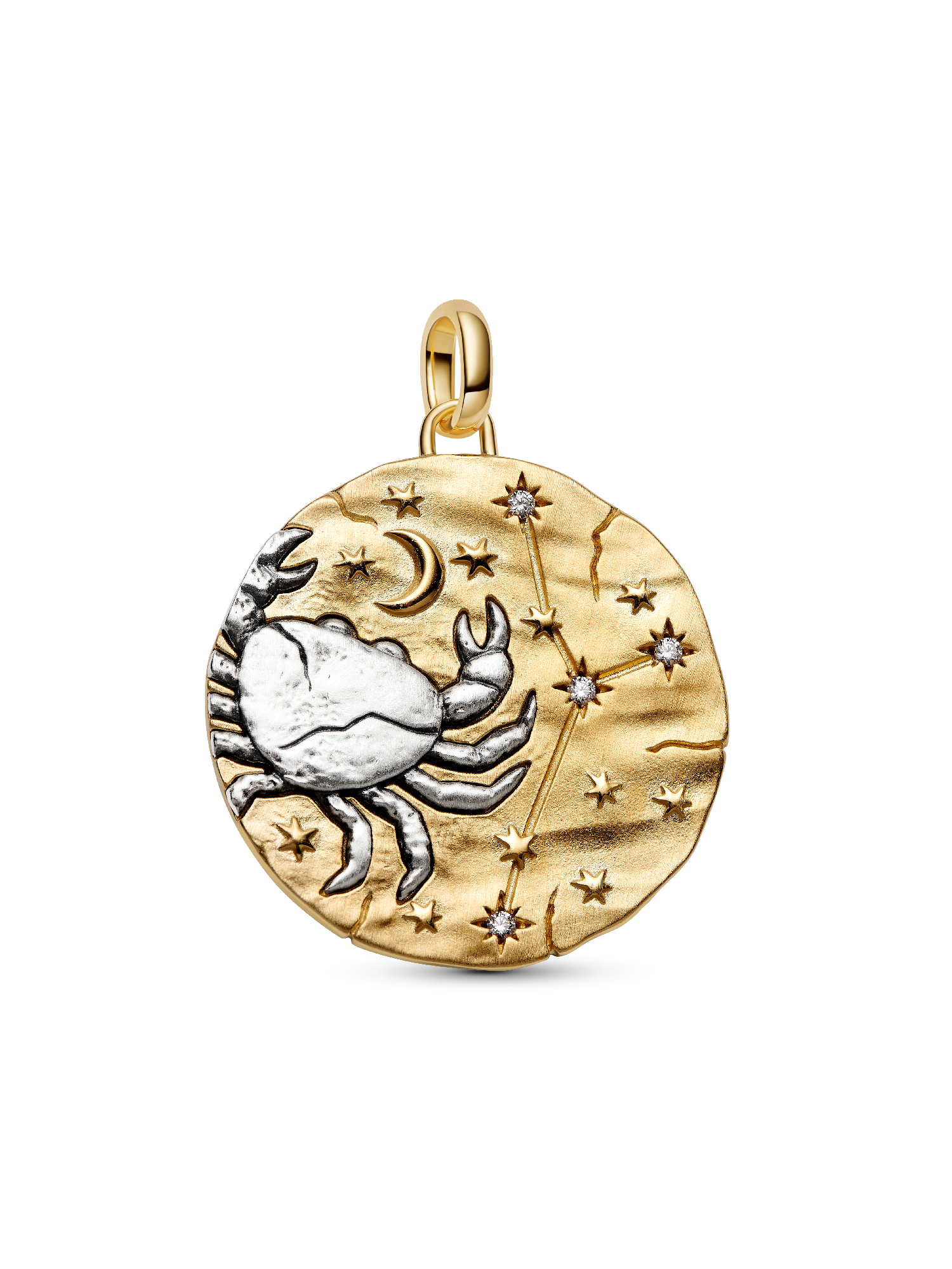 Charm medallón grande  signo del zodiaco Cáncer