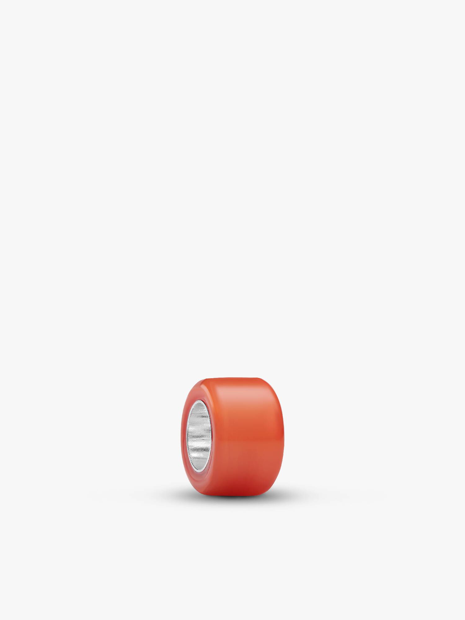 Mini Charm de Cristal de Murano Naranja