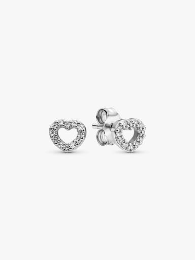 Aros de botón Corazón abierto