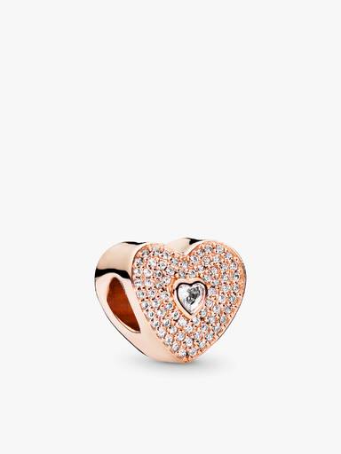 Charm Sweetheart, PANDORA Rose™ y Circonita Transparente