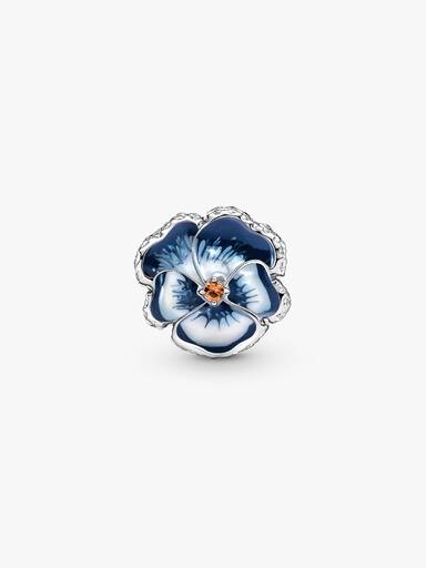 Charm Pensamiento Azul Talla única