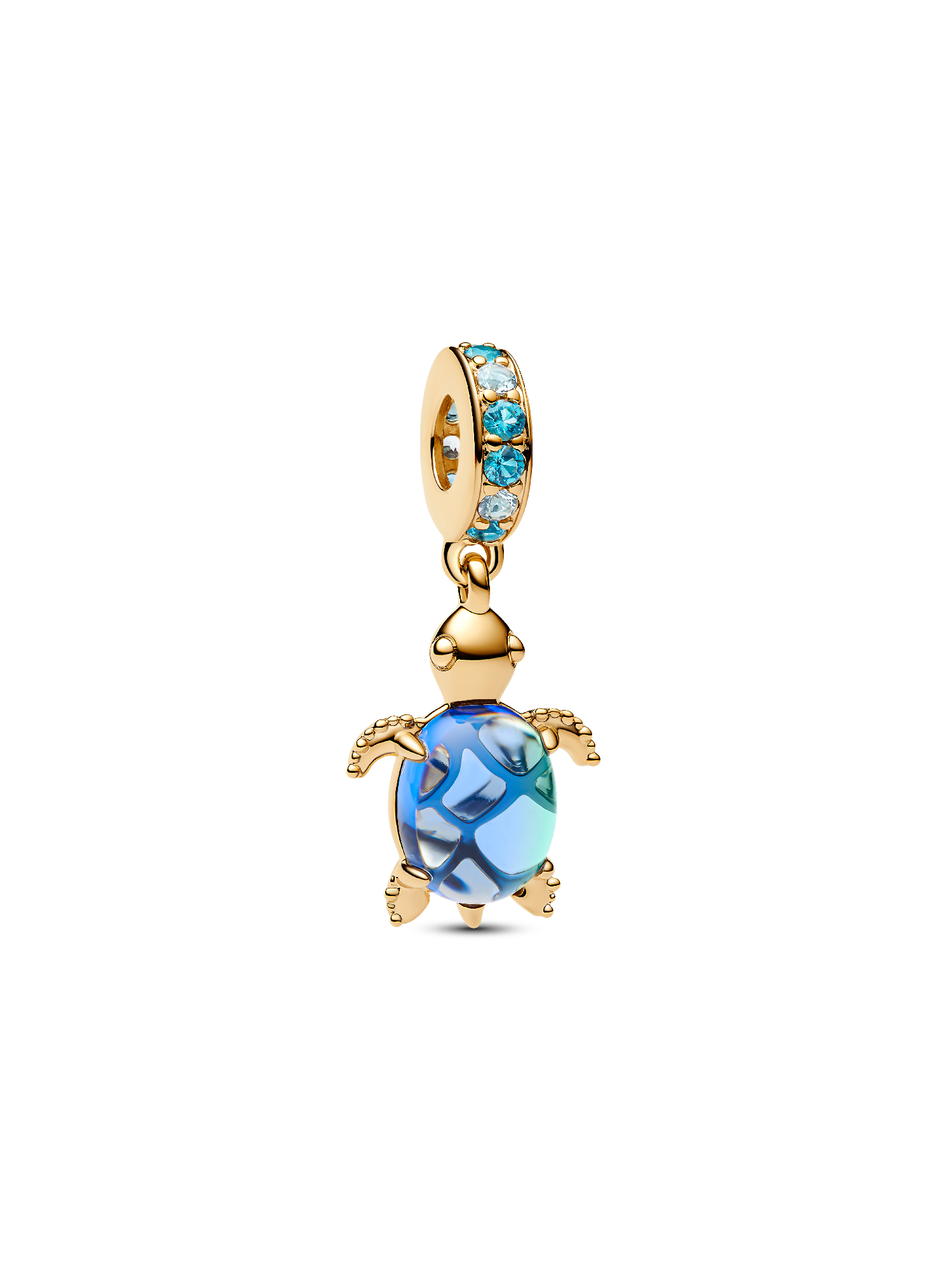 Charm Colgante Tortuga Marina de Cristal de Murano