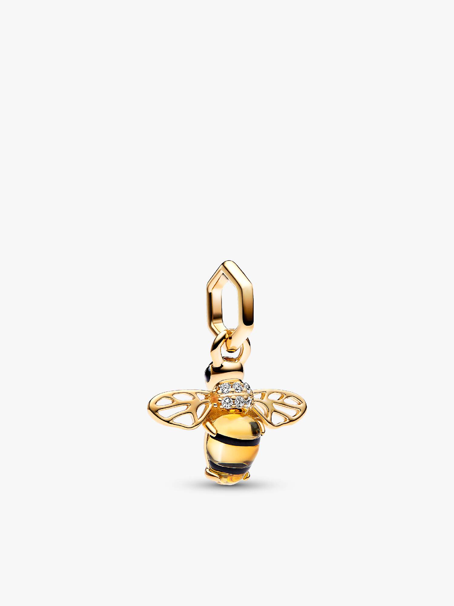 Charm colgante Abeja Brillante