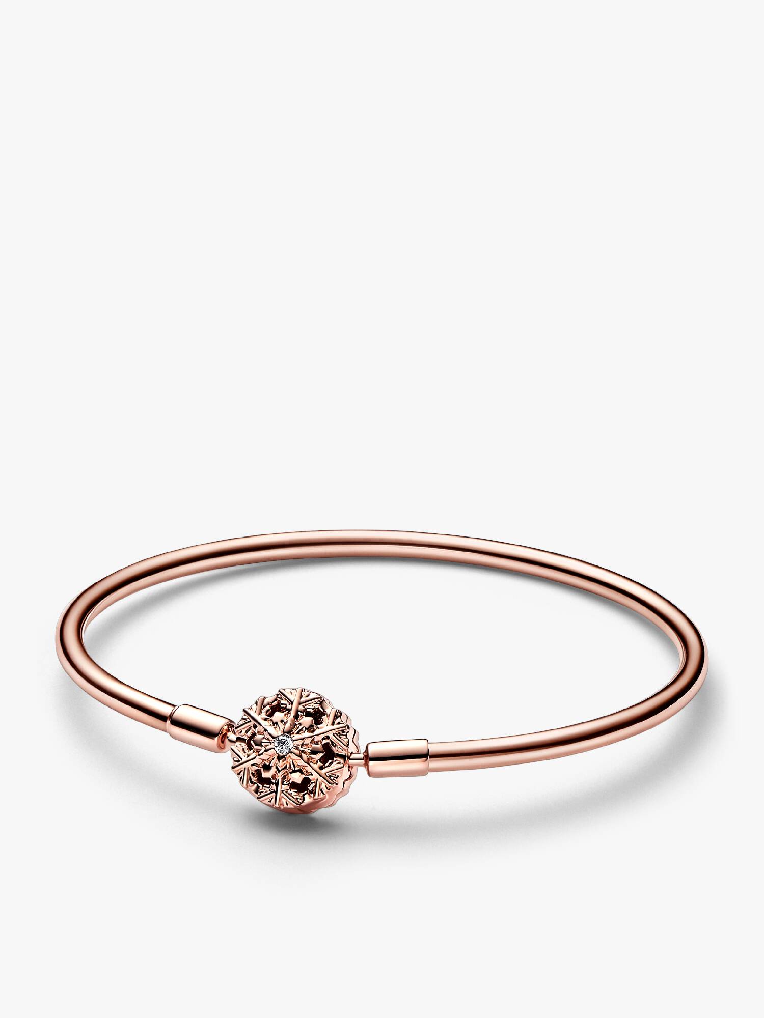 Brazalete con Cierre Copo de Nieve Brillante Pandora Moments