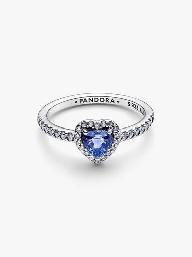 Anillo Corazón Elevado Brillante