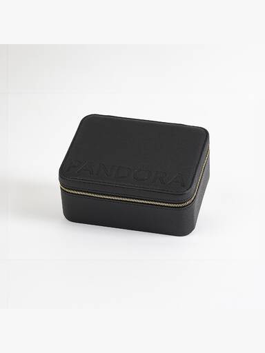 Joyero Negro con Rosa