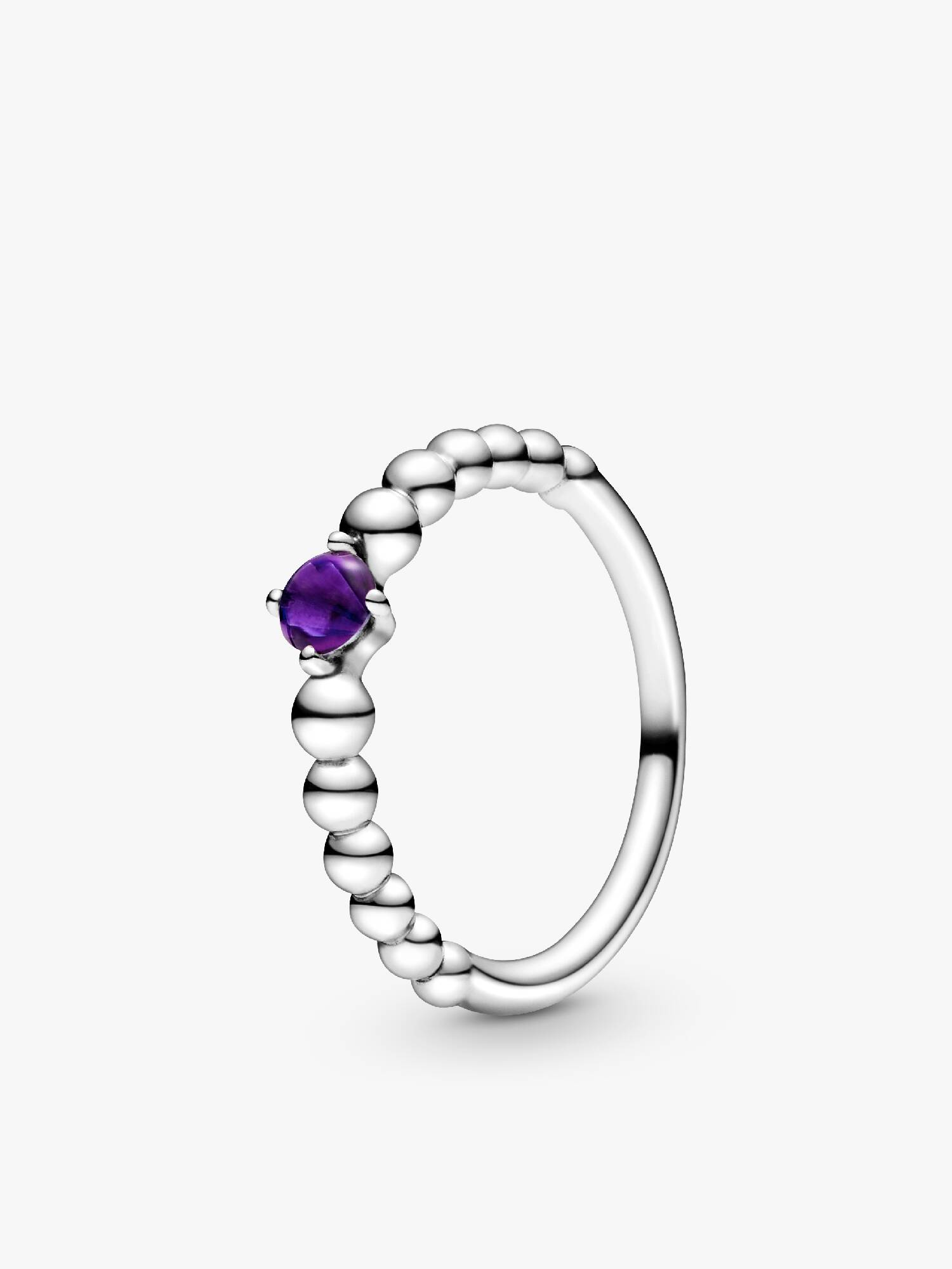Anillo de Cuentas Violeta