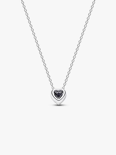 Collar corazón elevado
