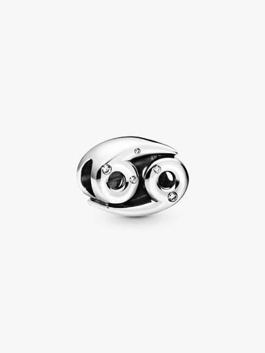 Charm del zodíaco Cáncer resplandeciente Talla única