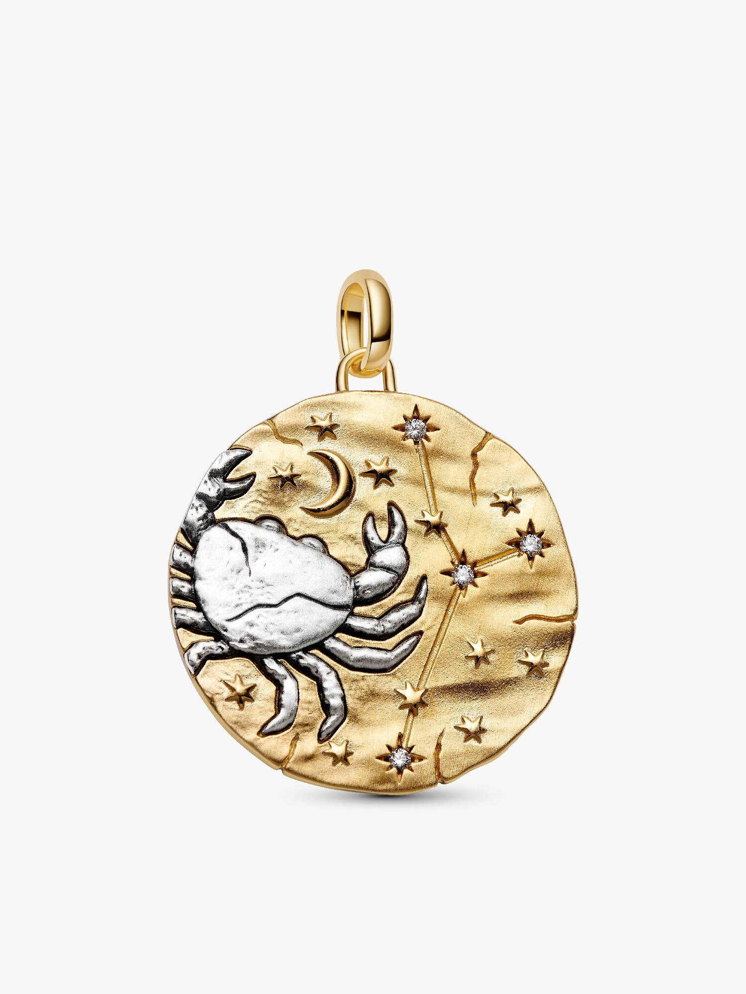 Charm medallón grande  signo del zodiaco Cáncer