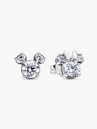 Aros de Botón Mickey y Minnie Mouse Brillantes de Disney