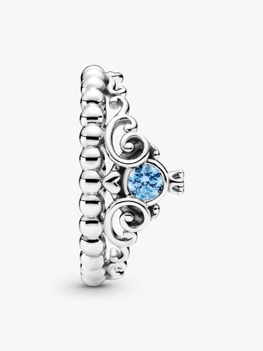 Anillo Tiara azul de Cenicienta de Disney