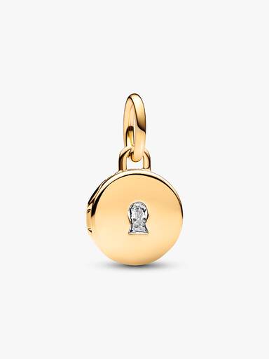 Charm Colgante Medalla Grabable que se abre Talla única Shine