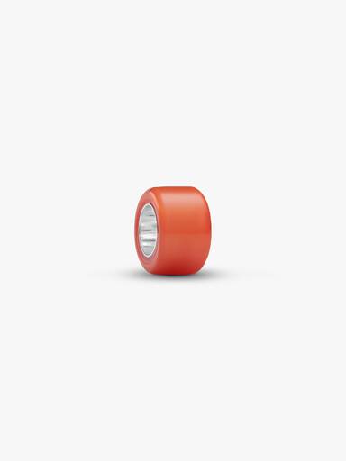 Mini Charm de Cristal de Murano Naranja