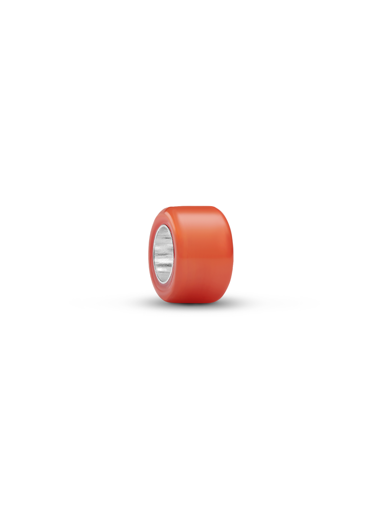 Mini Charm de Cristal de Murano Naranja