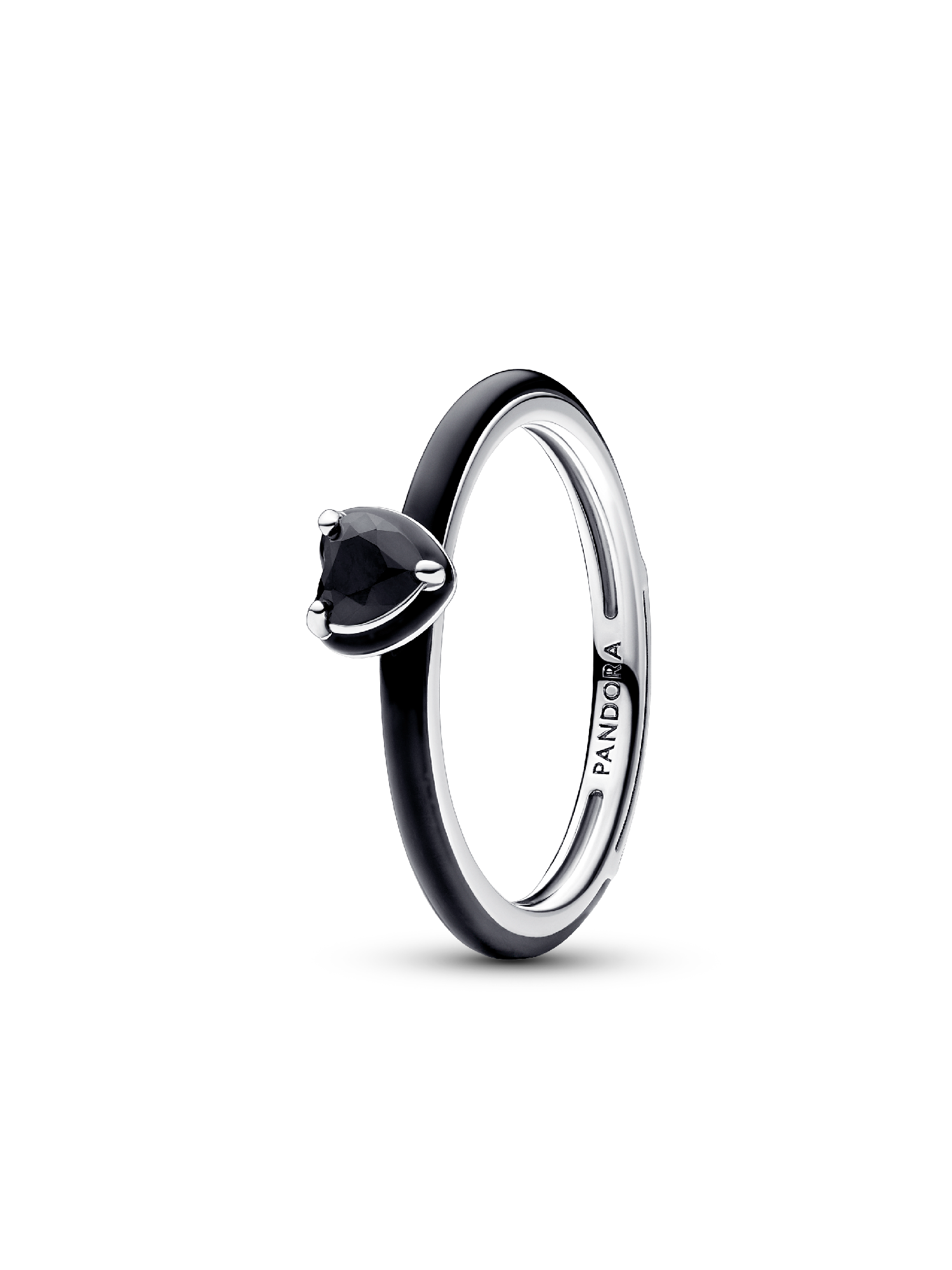 Anillo Pandora ME Corazón Chakra Negro